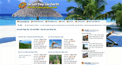 Desktop Screenshot of dulichvungtau.com.vn